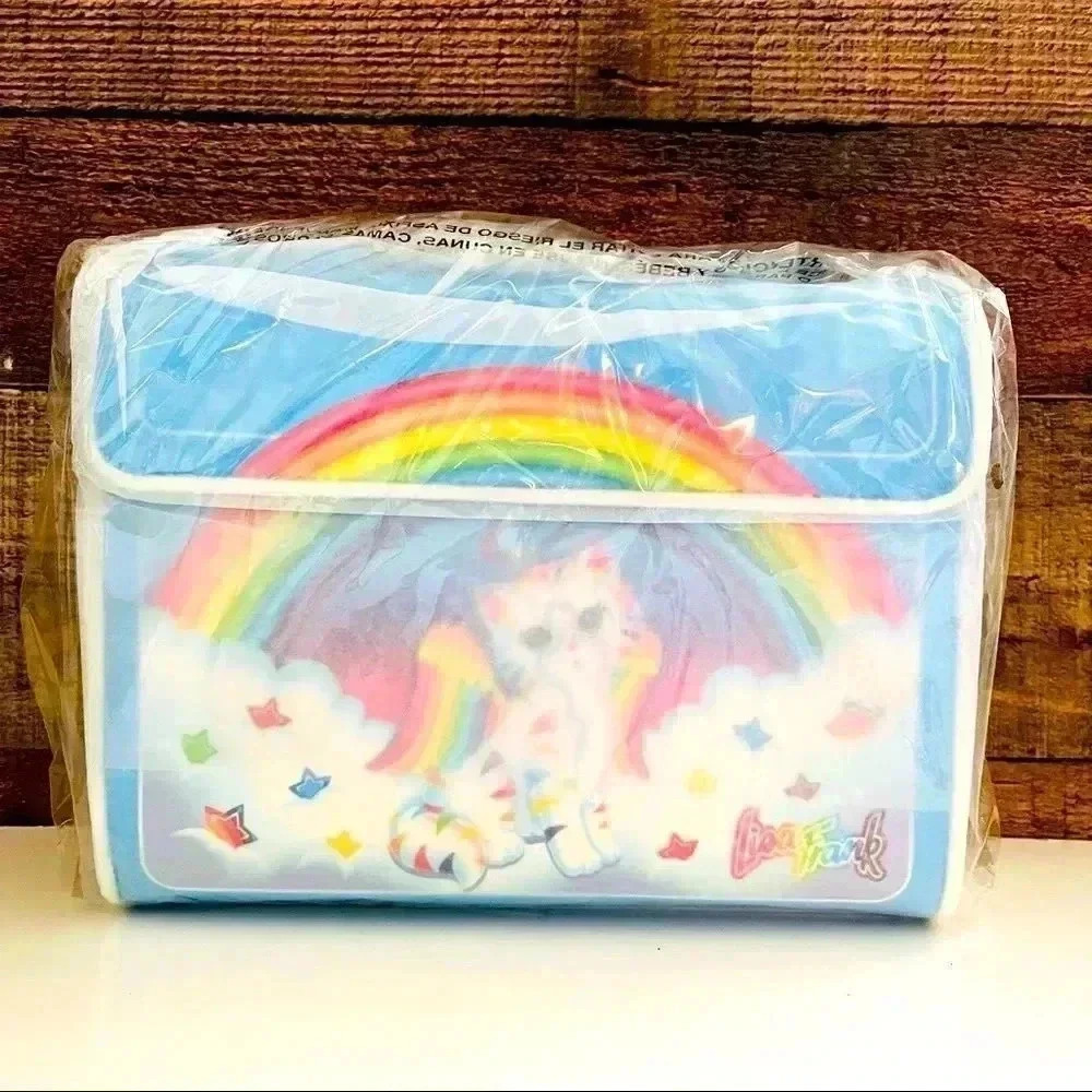 NWT Loungefly Lisa Frank Angel Kitty Crossbody Bag - Picture 6 of 7
